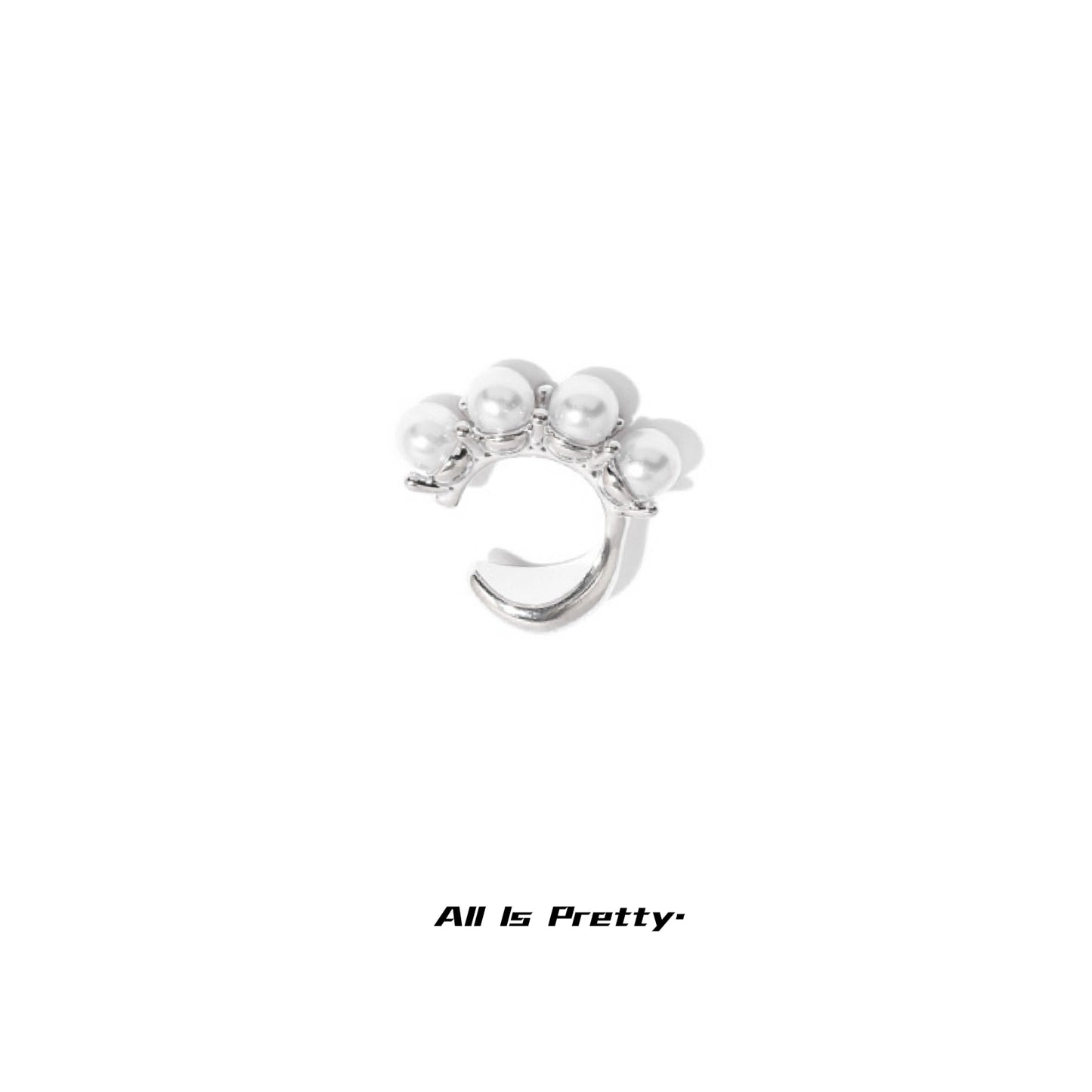 Pearl cuff earring ( single )