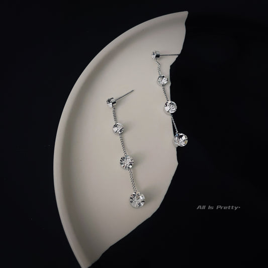 Teardrops crystal earrings