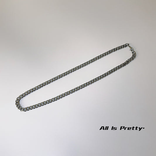 Classic 8mm cube link chain necklace