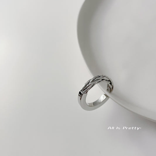 Handmade unisex open ring