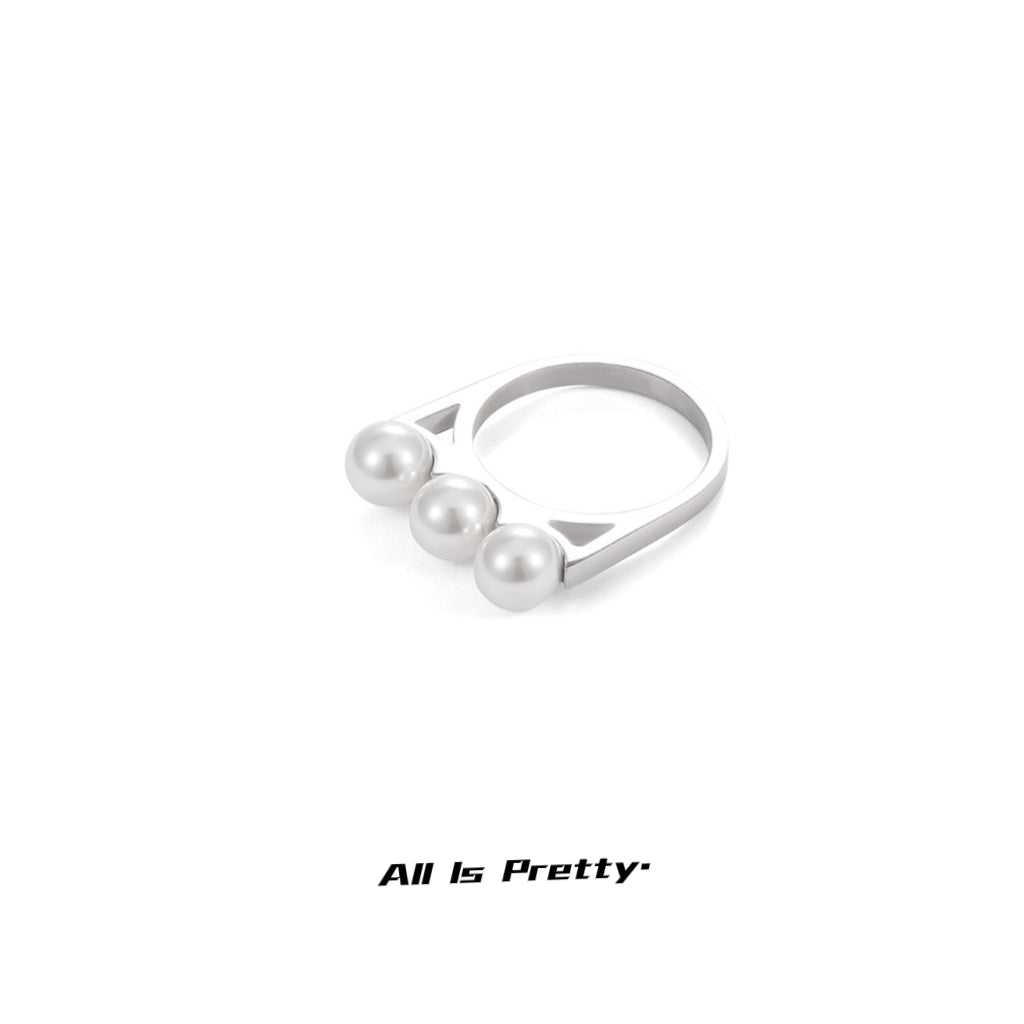 Pearl stackable ring