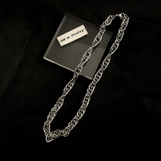 8mm unisex spica chain necklace