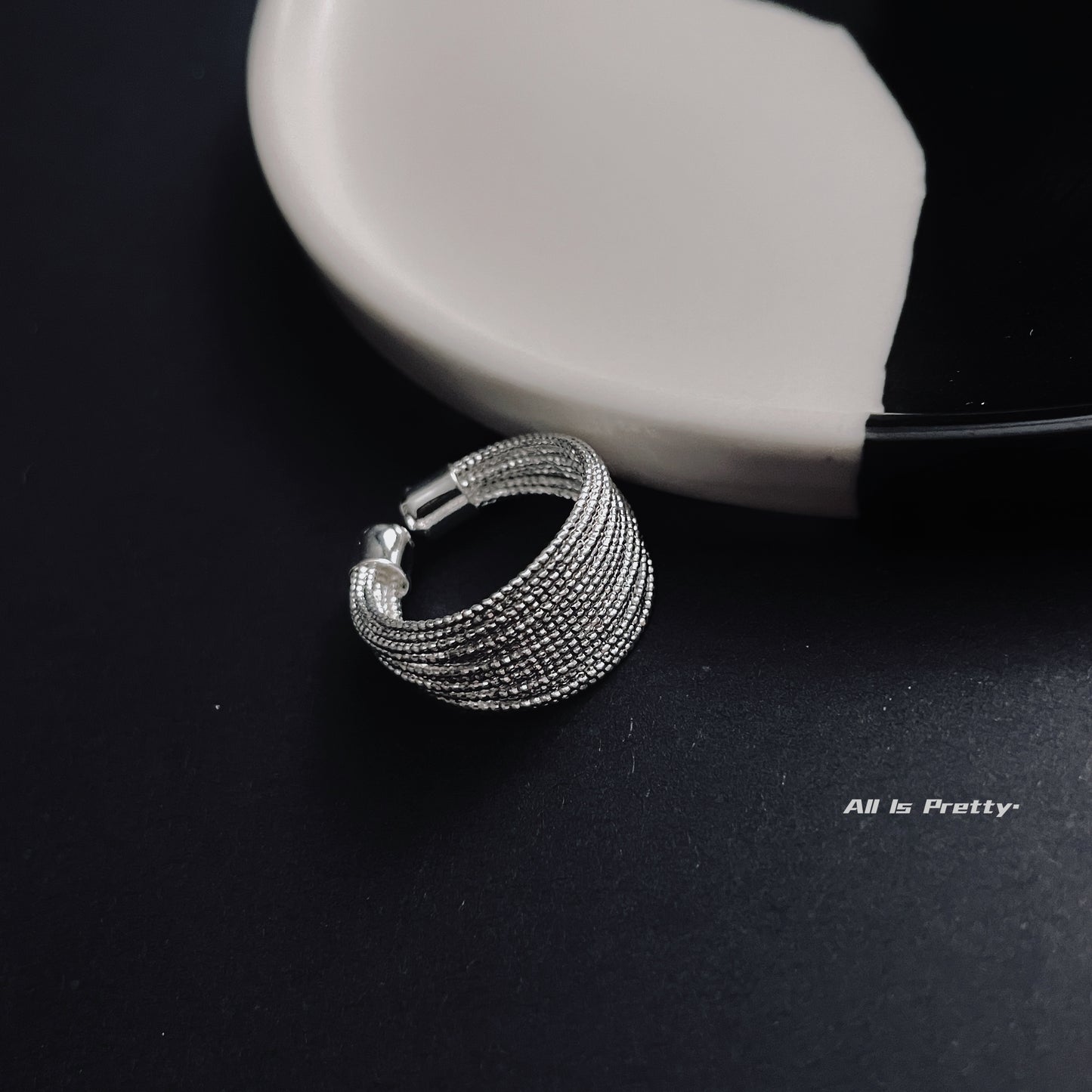 Layered open ring