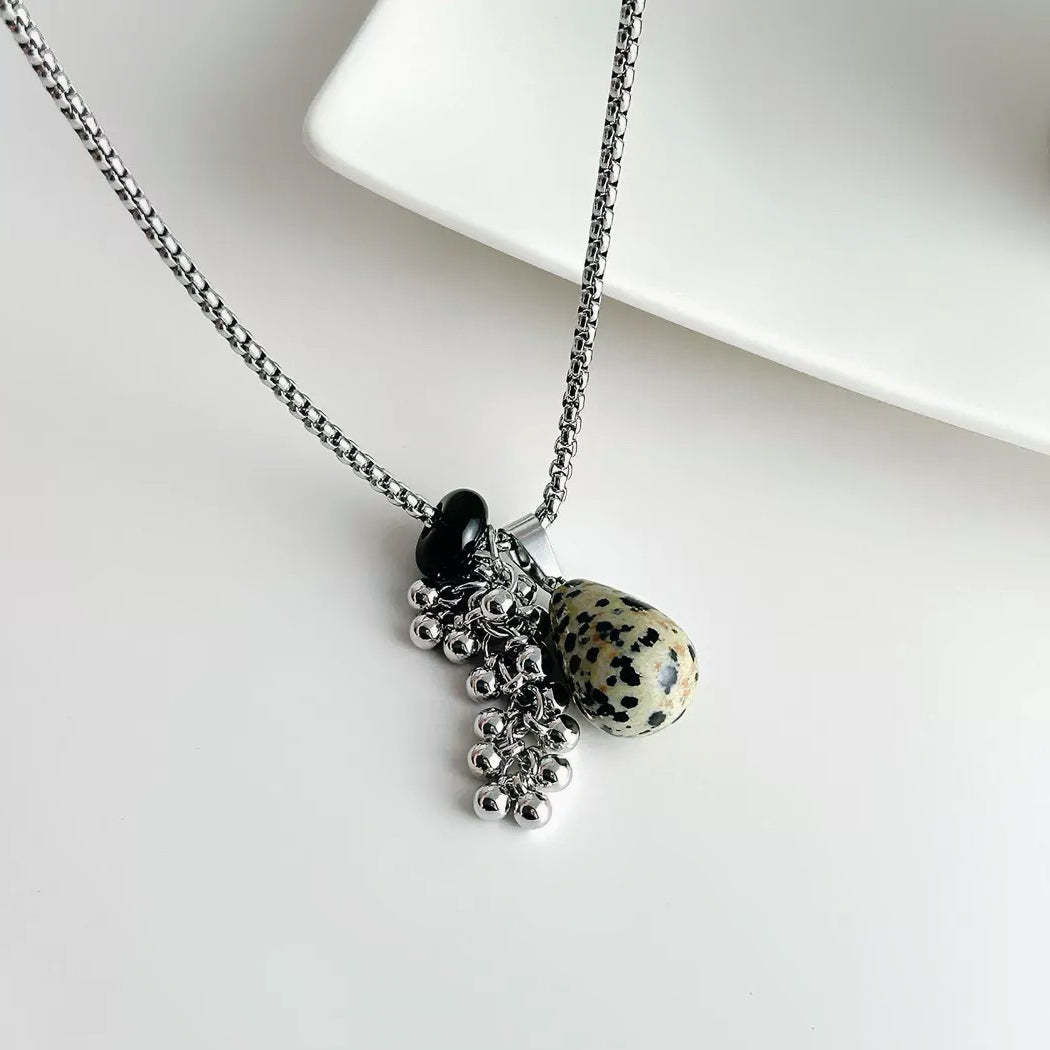 Linear Stone Necklace