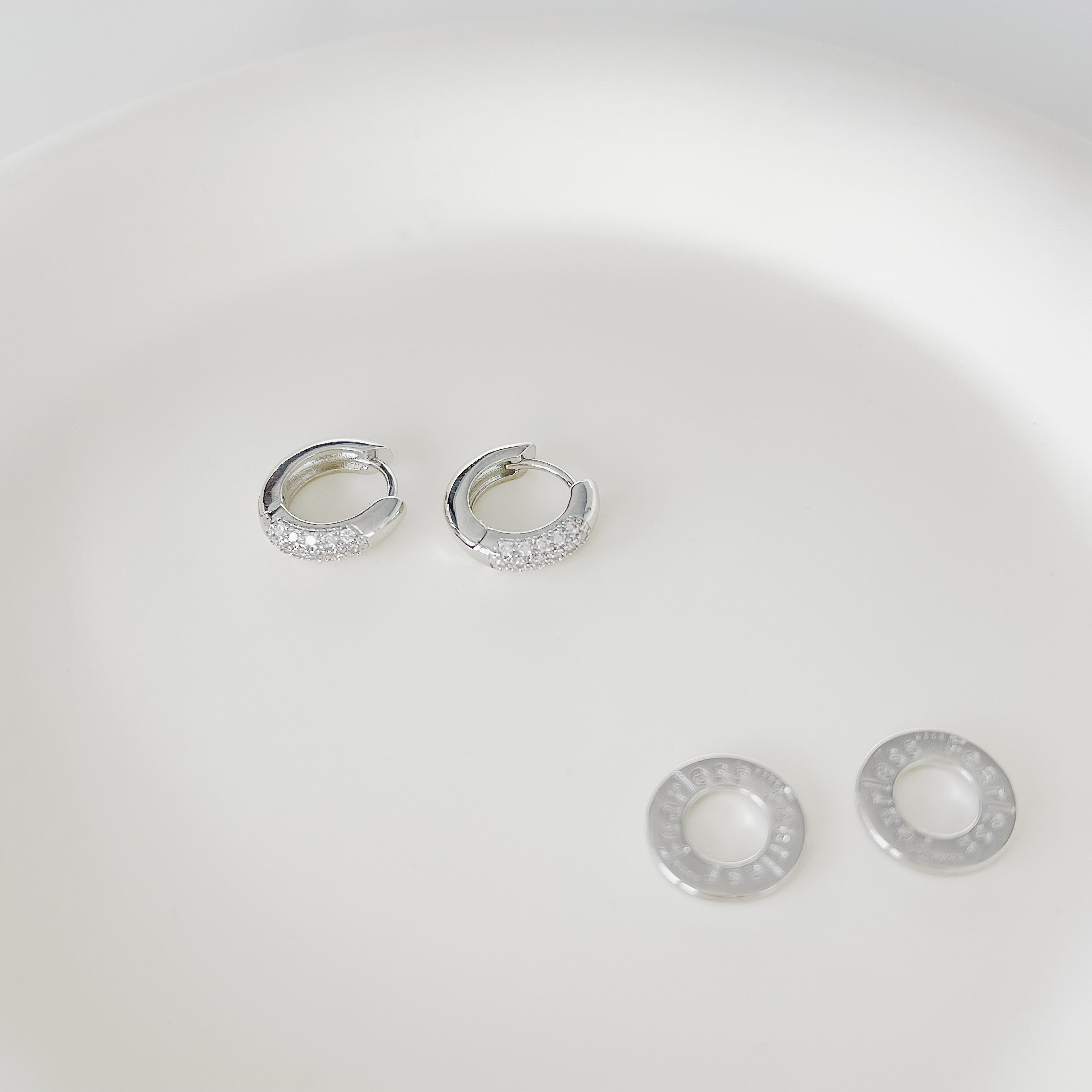 Two-ring Detachable Earrings