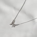 Glam Winged Butterfly Necklace