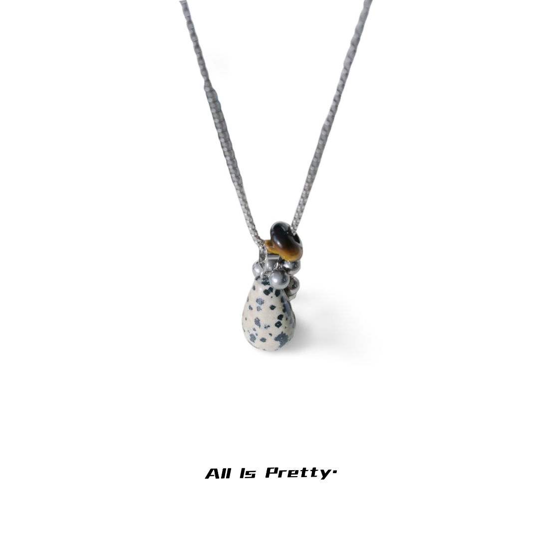 Linear Stone Necklace