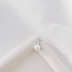 Serenity Cross Pearl Earrings