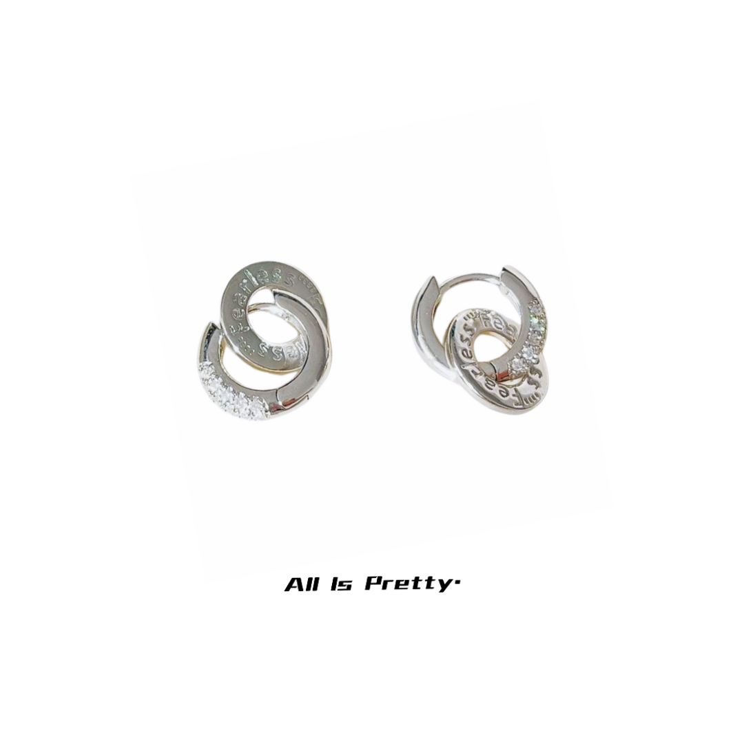 Two-ring Detachable Earrings