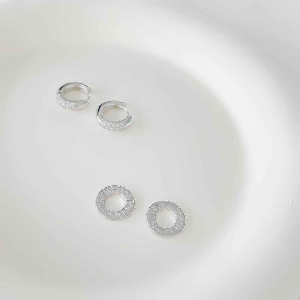 Two-ring Detachable Earrings