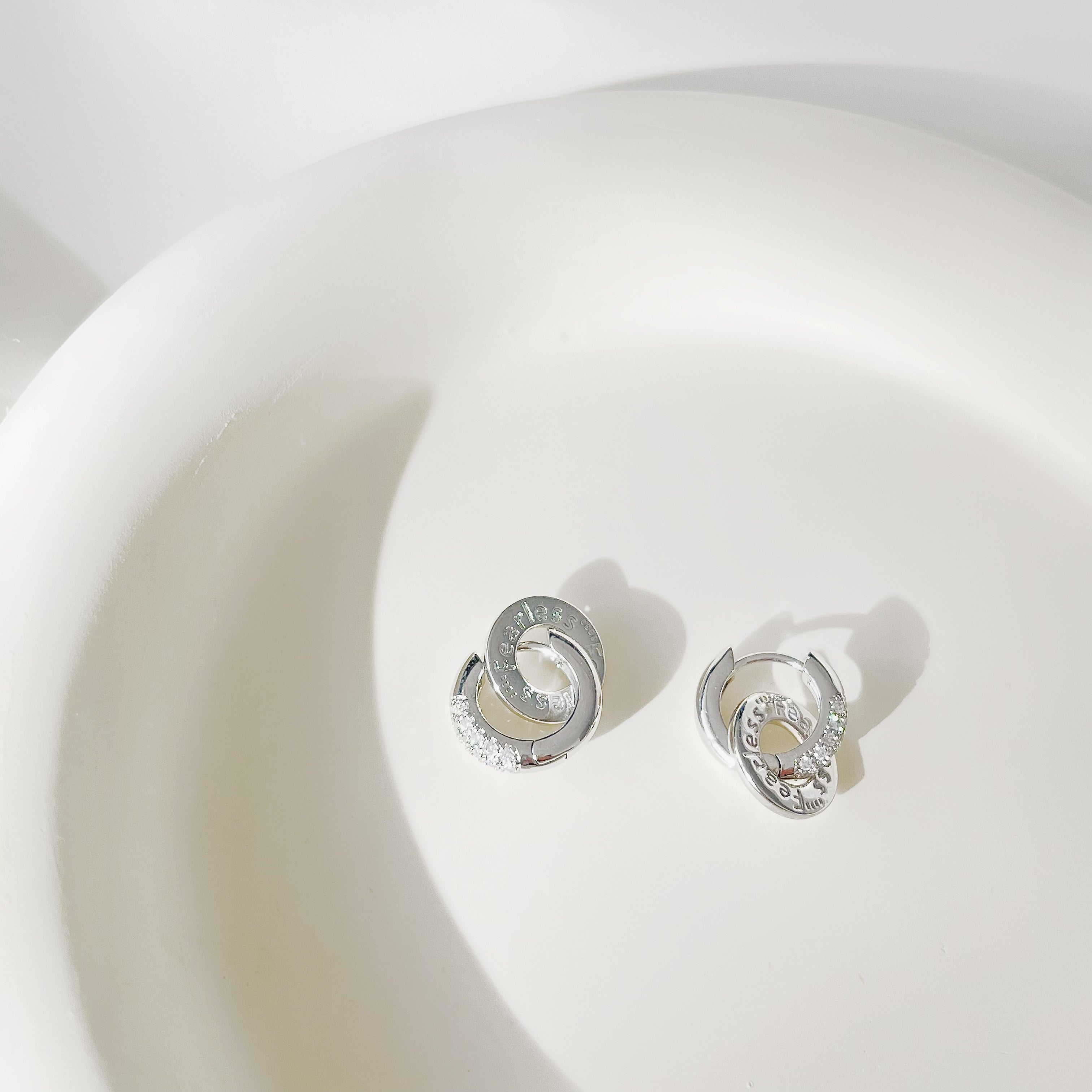 Two-ring Detachable Earrings