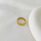 Minimal Twist Gold Ring