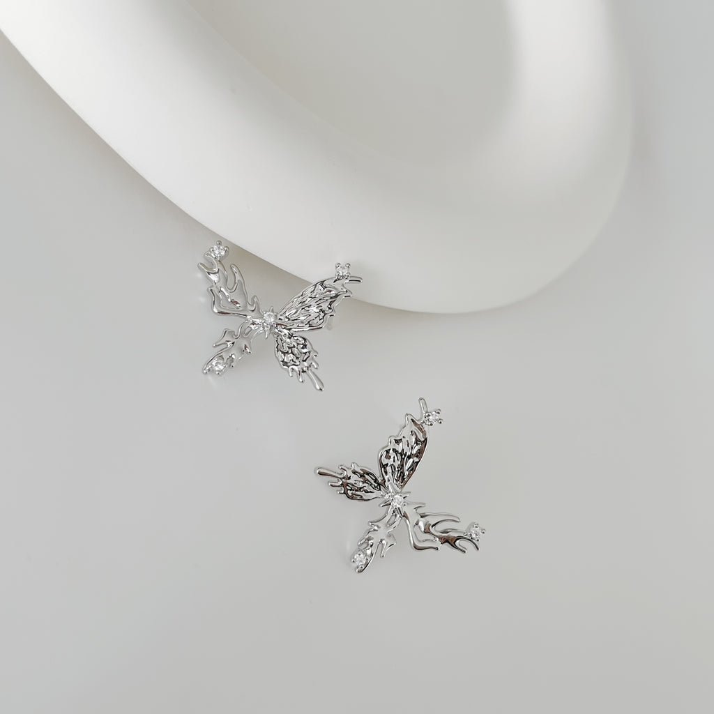 Glam Winged Butterfly Necklace