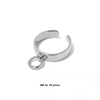 Gold plated lock open ring