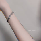 Gold-plated braided bracelet