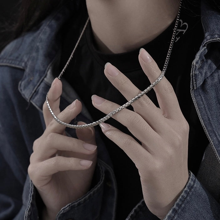 Premium Gold-Plated Unisex Herringbone Necklace
