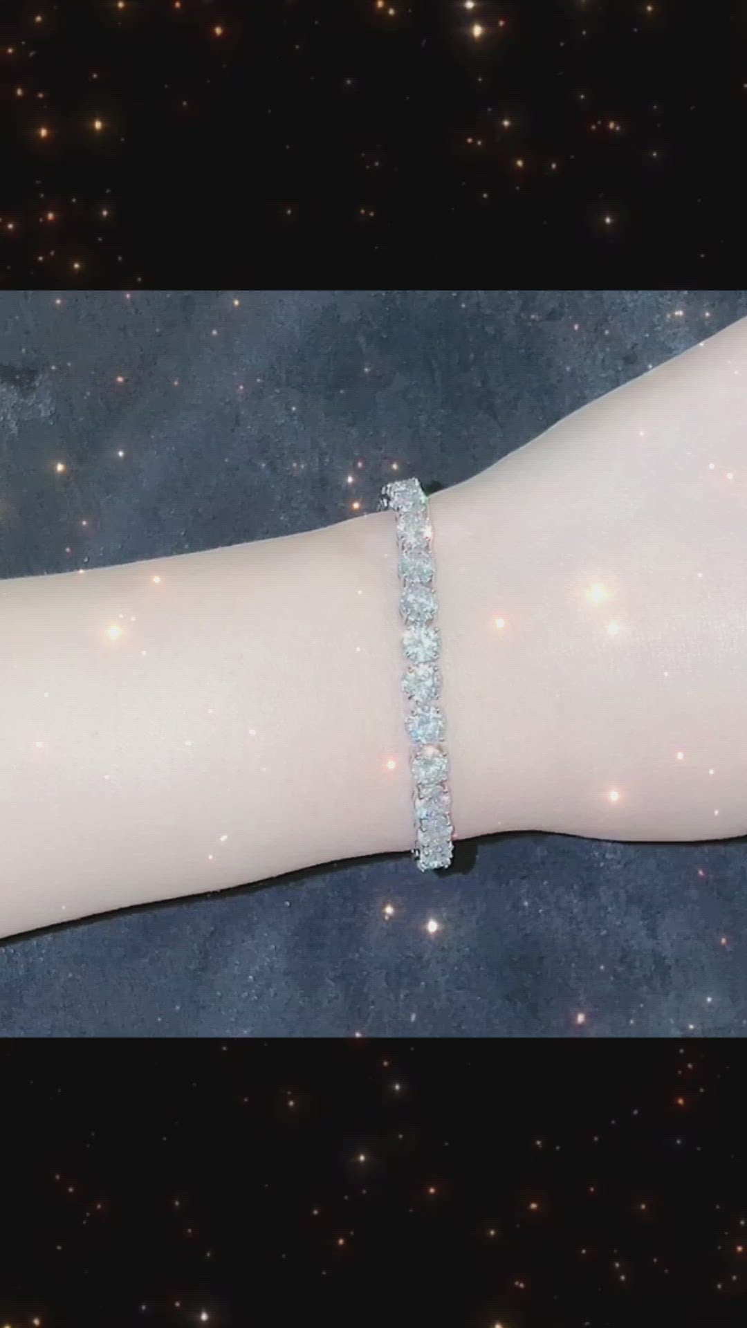 Classic tennis bracelet