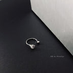 Sterling silver open ring