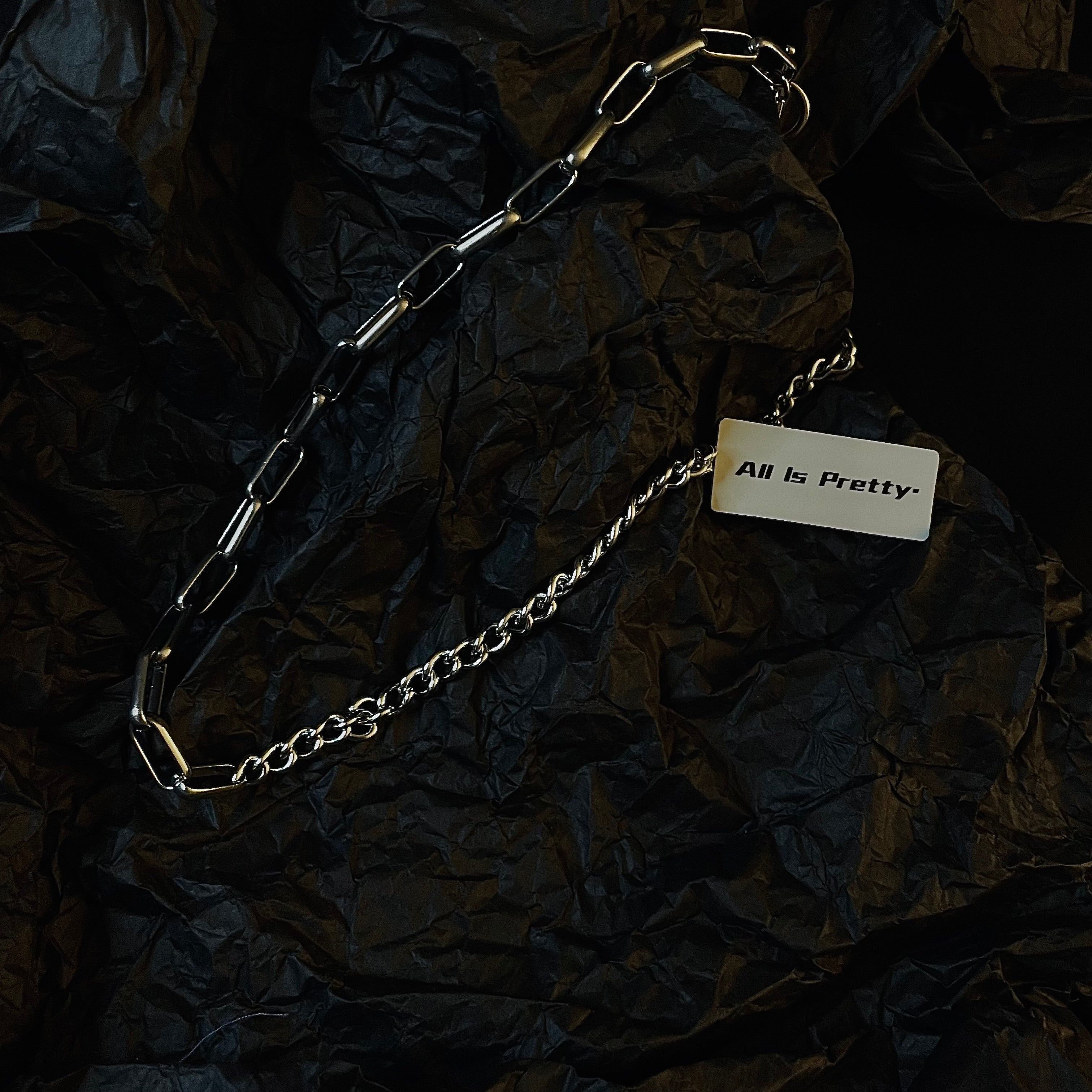 Chunky curb-link chain necklace