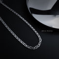 Flat Herringbone Chain Necklace