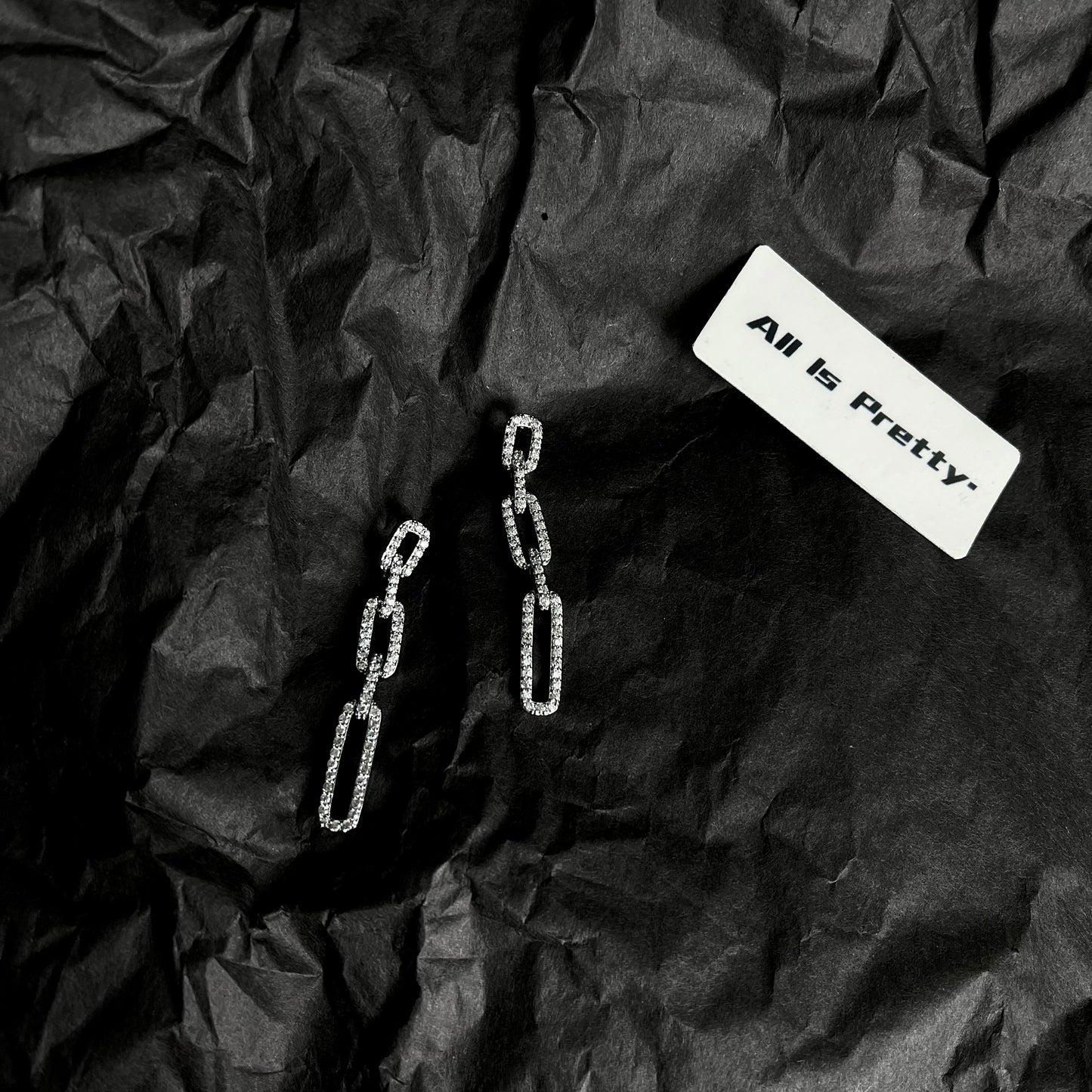Crystal drop earrings