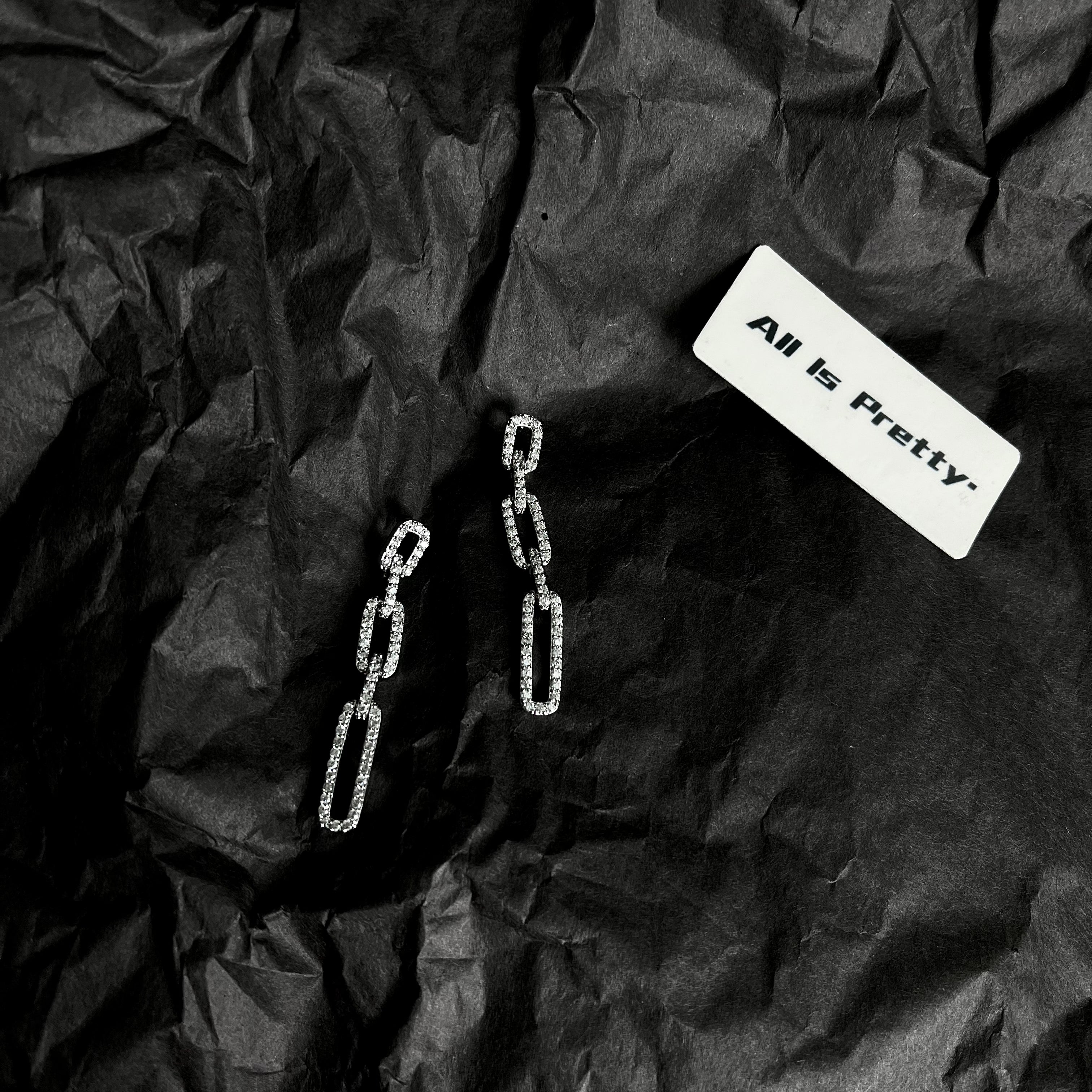 Crystal drop earrings