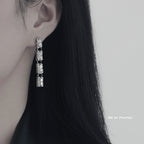 crystal dropped earrings