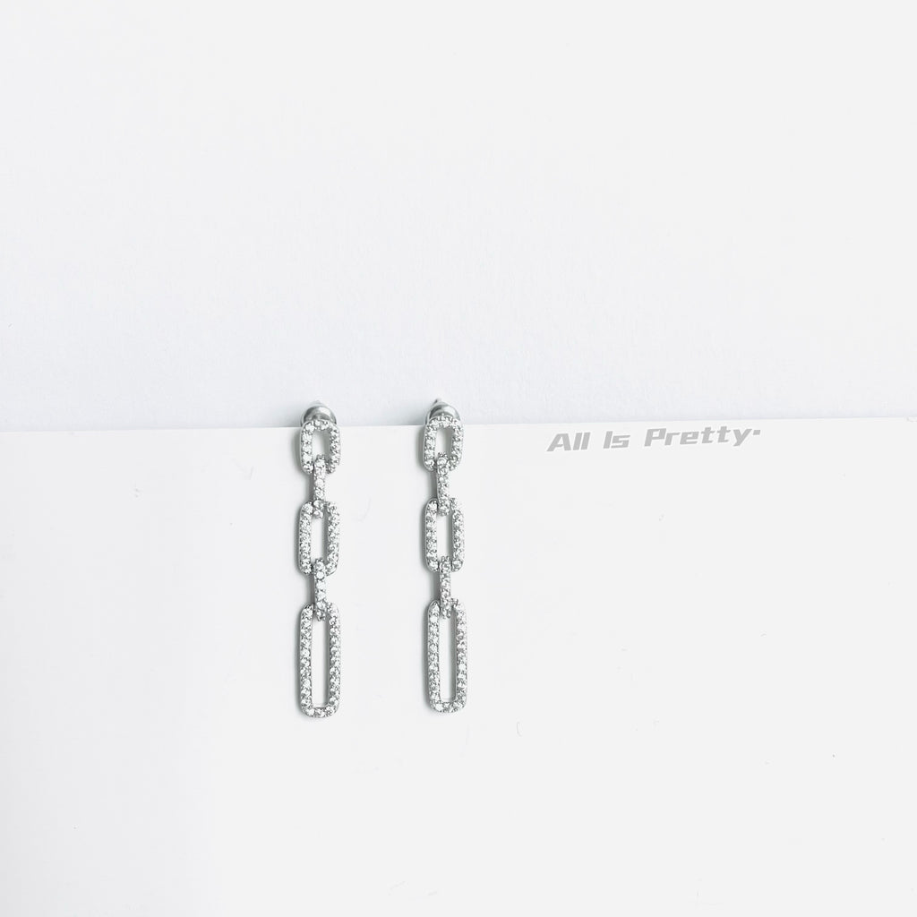 Crystal drop earrings