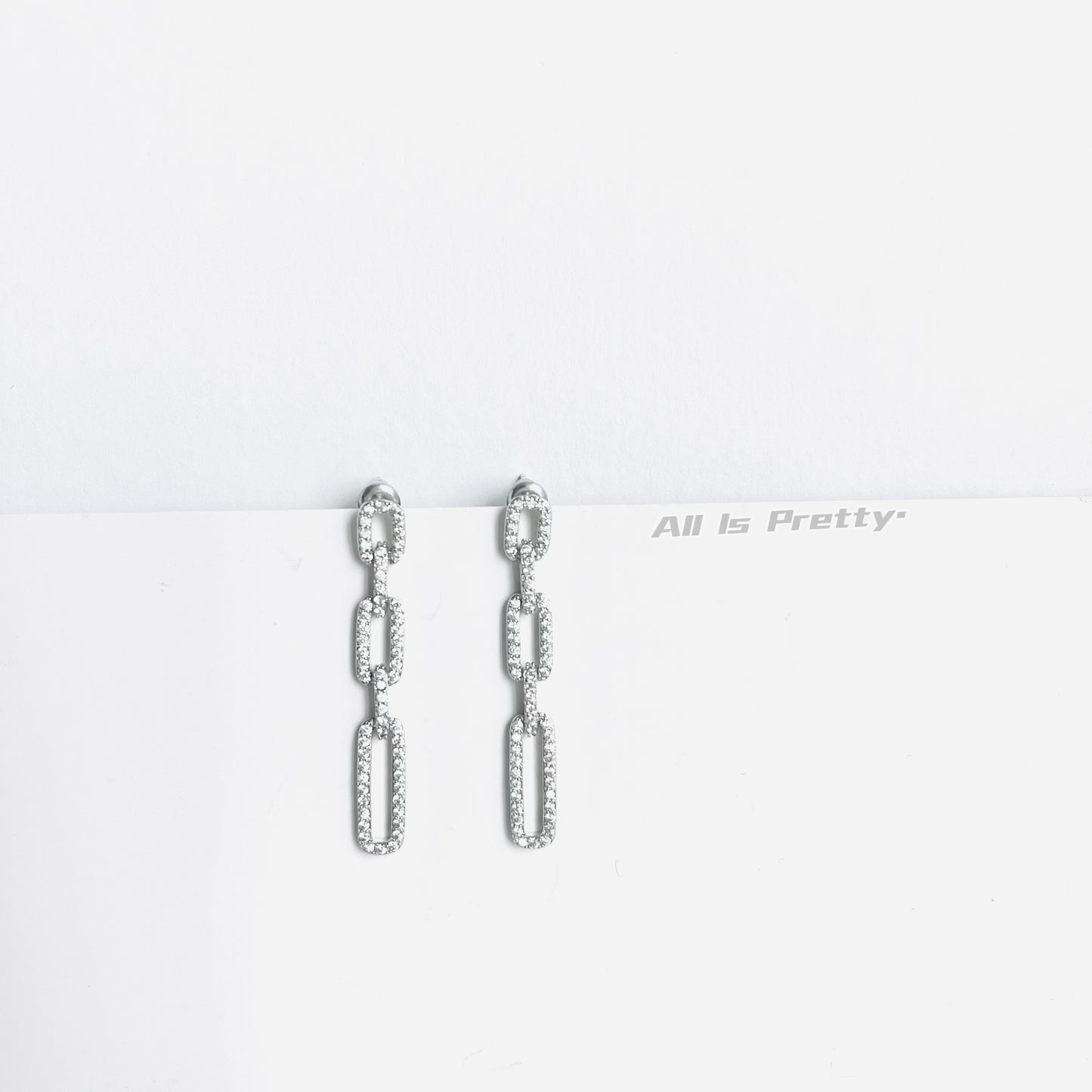 Crystal drop earrings