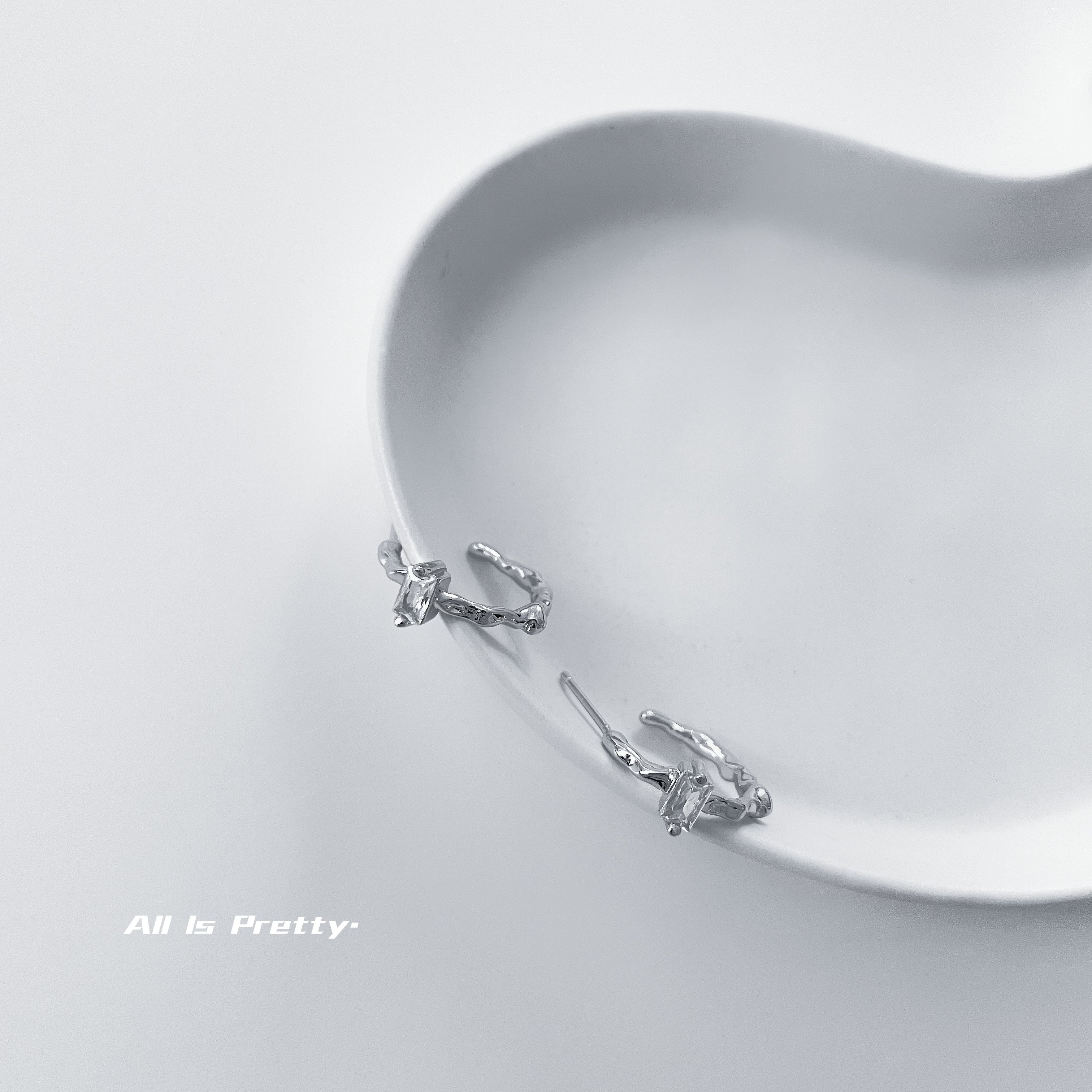 Tiny hoop earrings