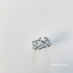 Handmade textured ring