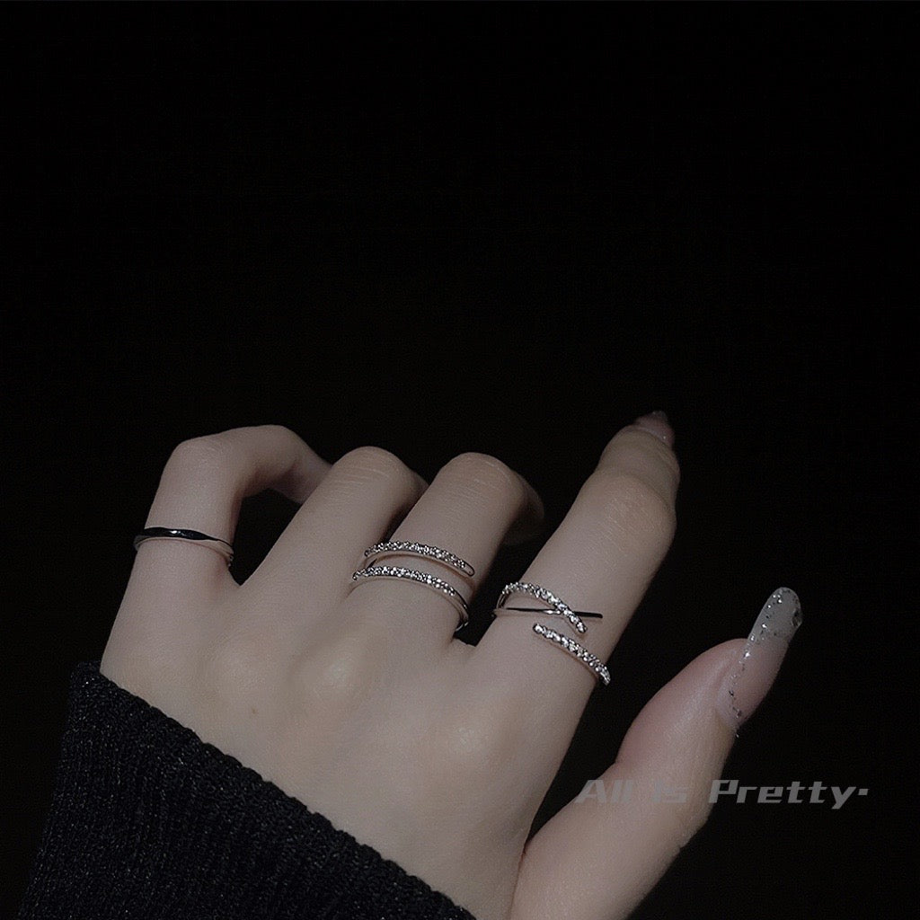Crystal wrapped ring