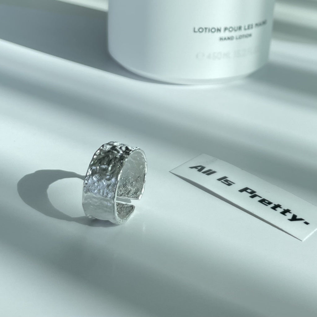 Sterling silver band ring