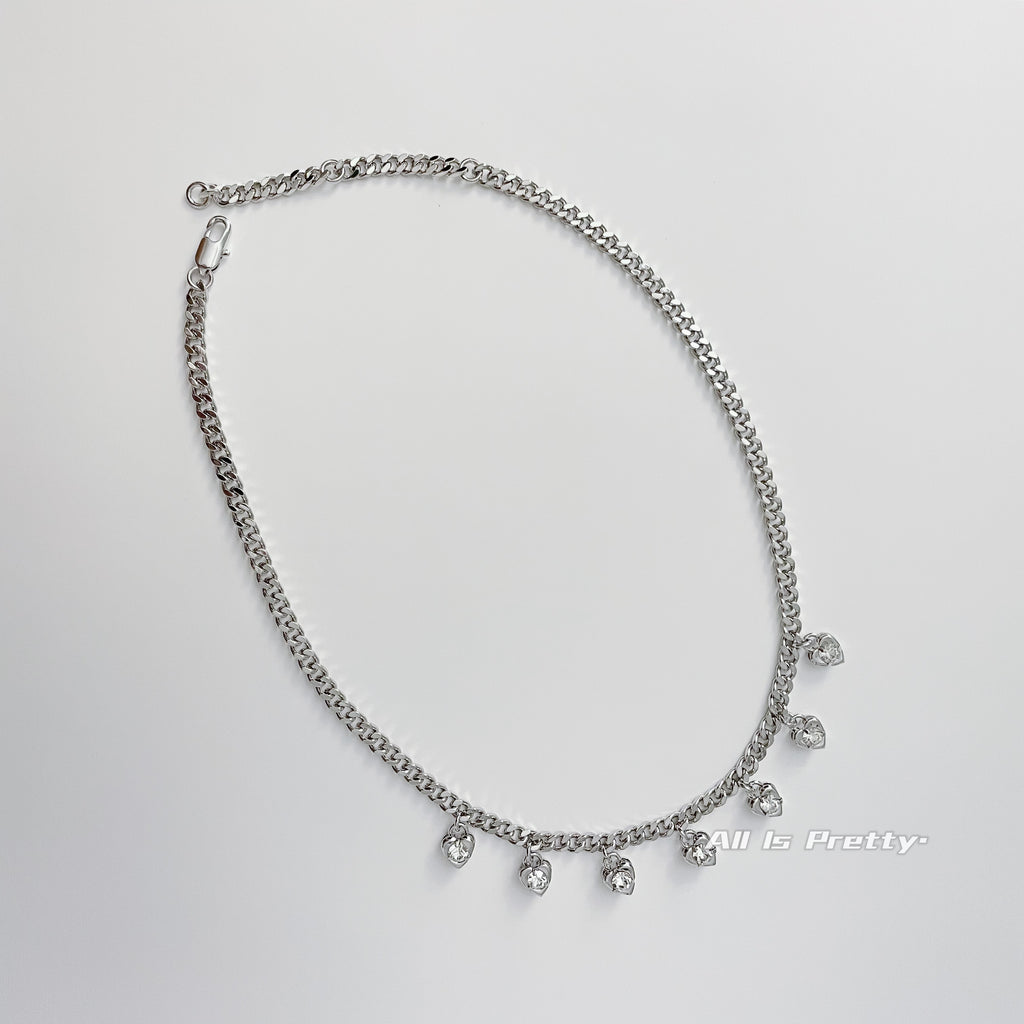 Charming Hearts Link Necklace