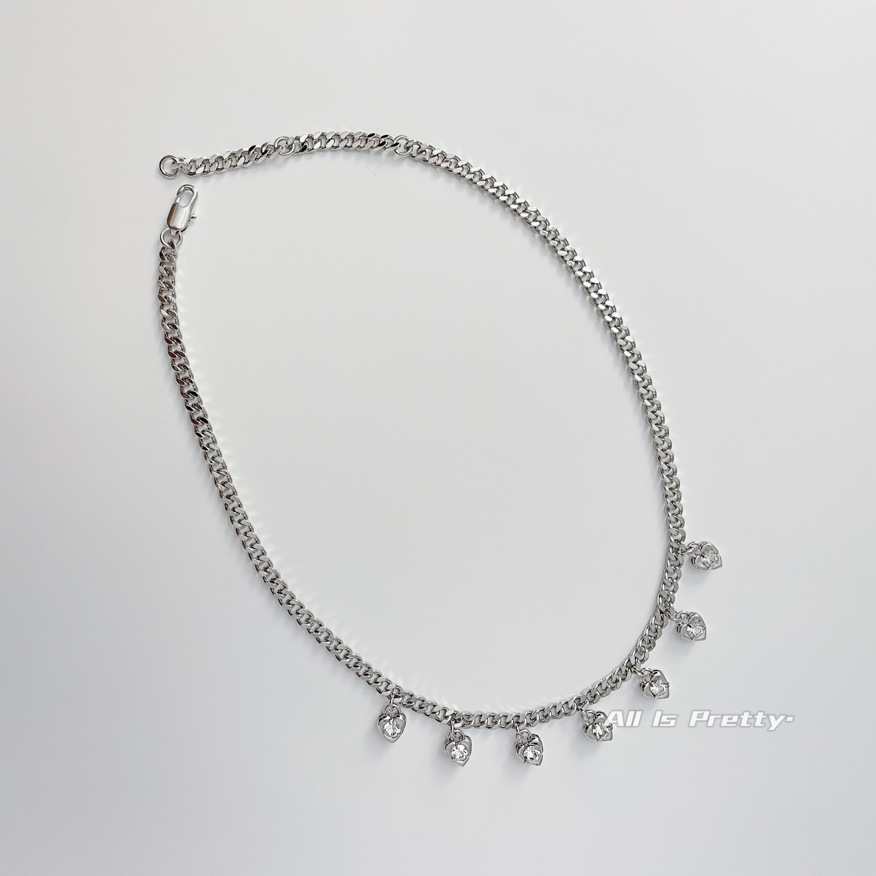 Charming Hearts Link Necklace