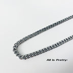 Classic 8mm cube link chain necklace