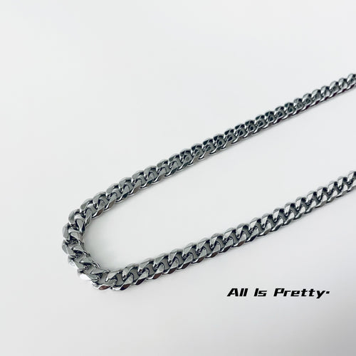 Classic 8mm cube link chain necklace