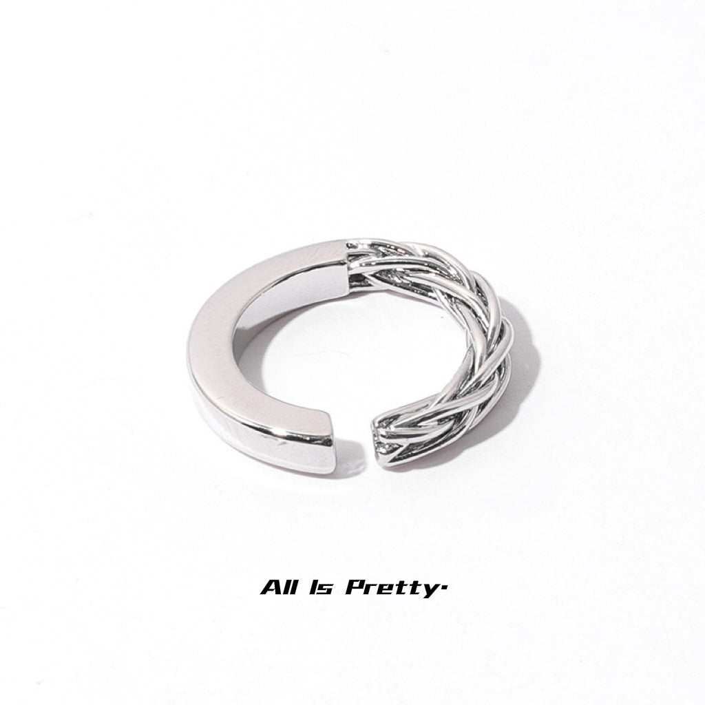 Handmade unisex open ring