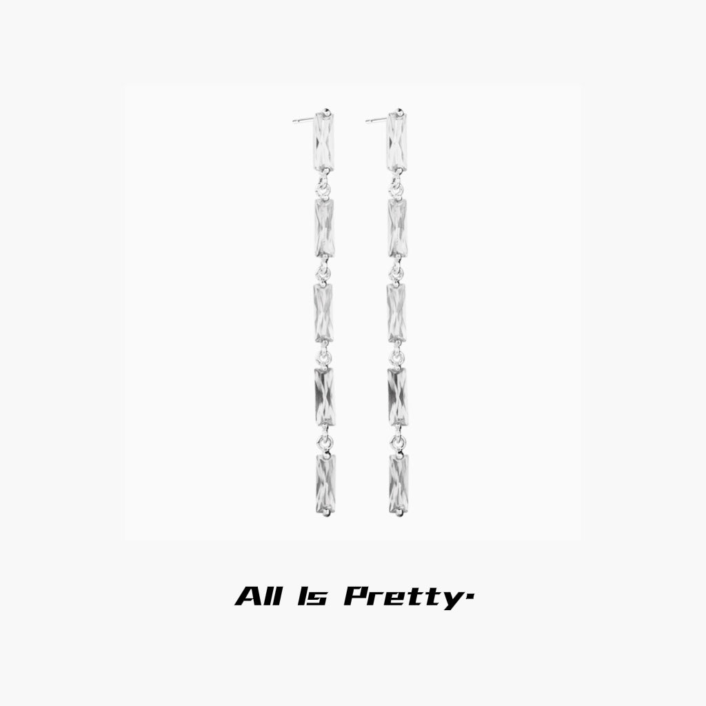 Crystal drop earrings
