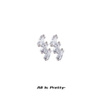 Crystal studded earrings