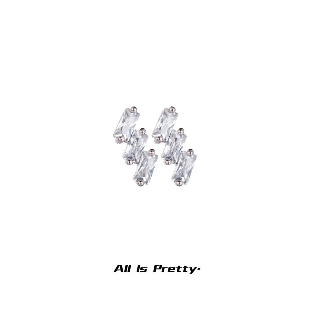 Crystal studded earrings
