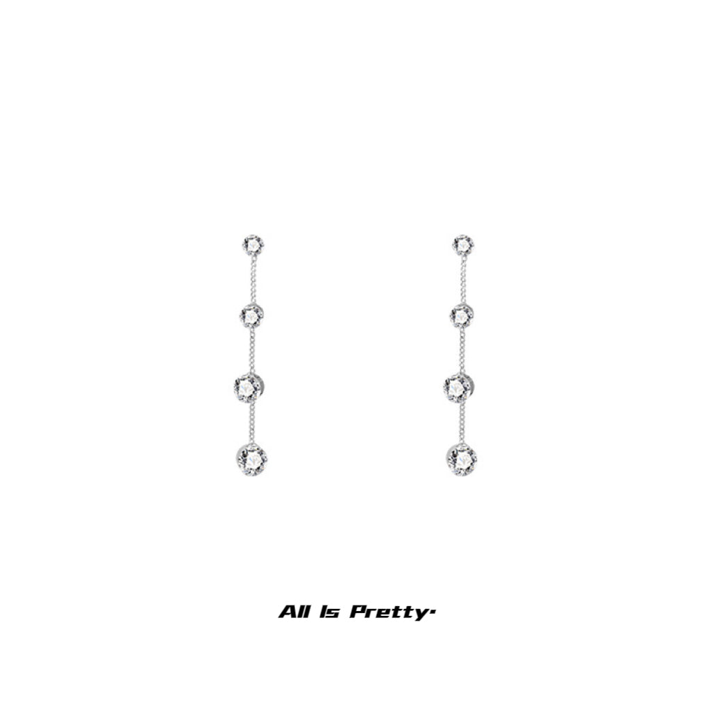 Teardrops crystal earrings