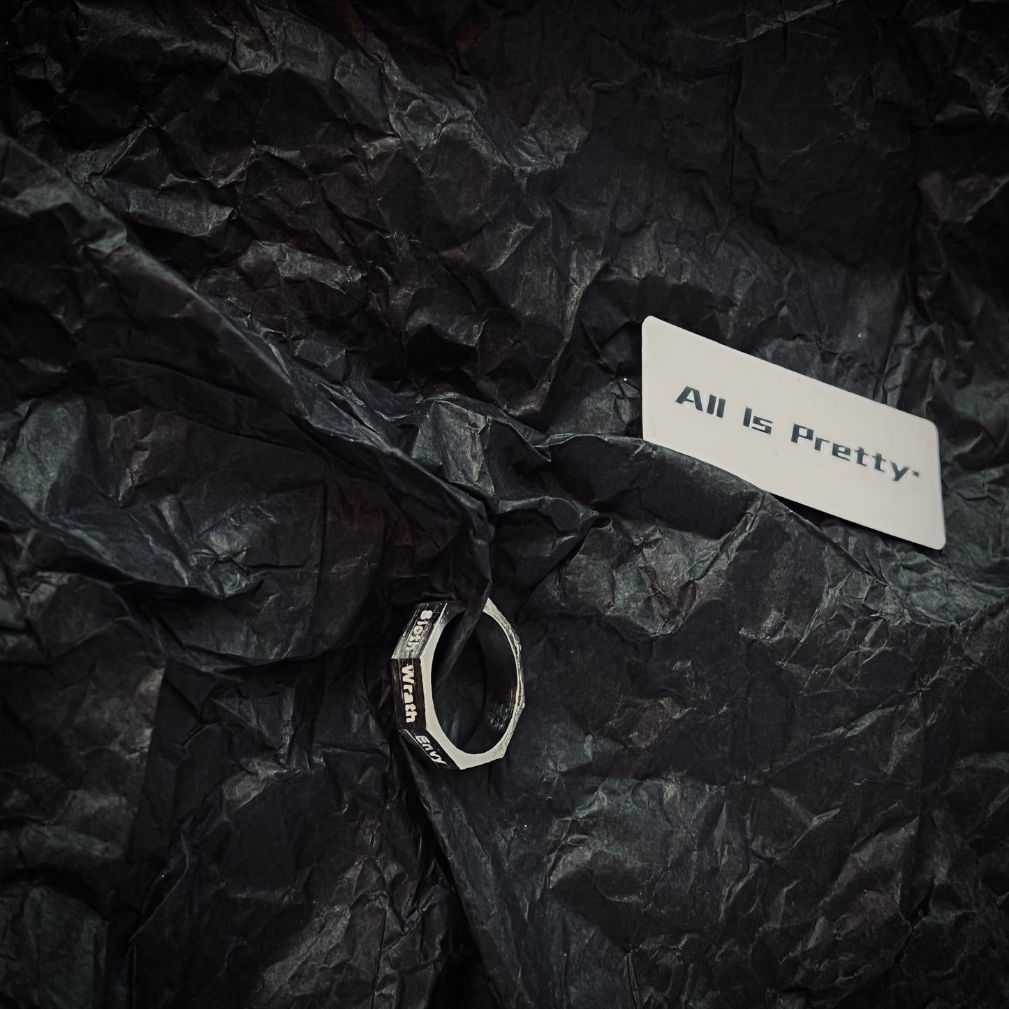Geometric shape sin ring  (M)