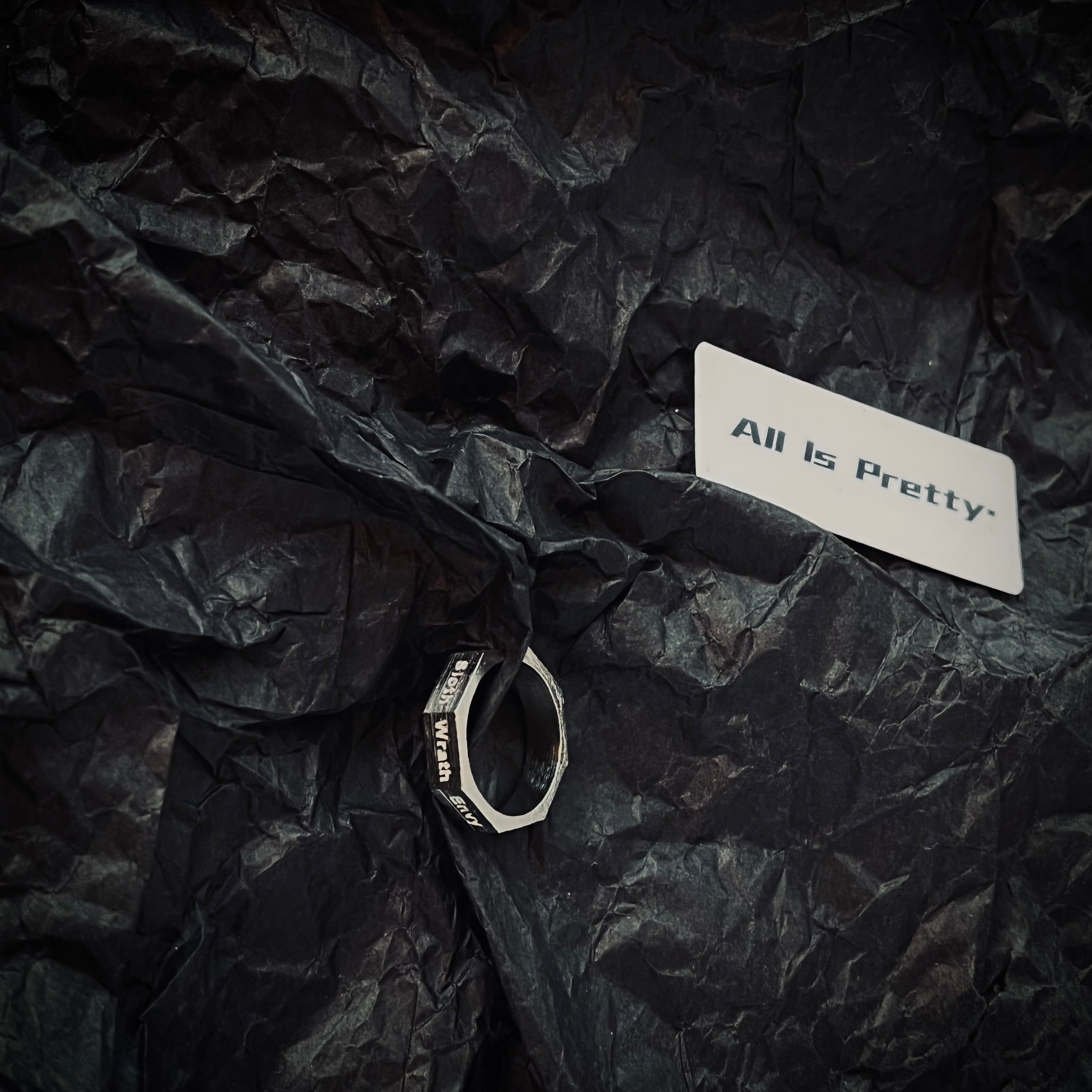 Geometric shape sin ring  (M)
