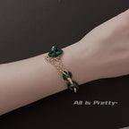 18k yellow gold plated bracelet