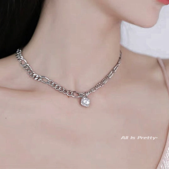 Multi layer chain necklace