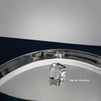 Stylish crystal ring