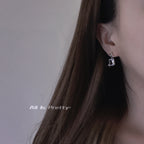 Crystal stars earrings