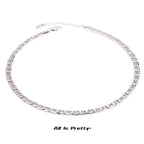 Flat Herringbone Chain Necklace