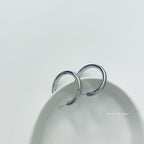 14k gold plated hoop earrings